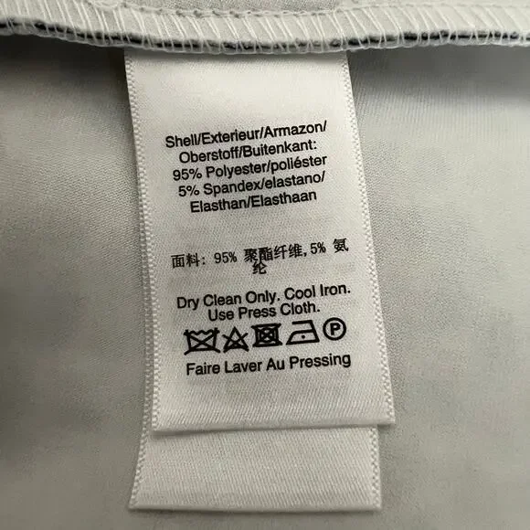 DKNY Blue Black Short Sleeve Above‎ the Knee Work Fit Flare Dress Size 8 - Picture 8 of 9